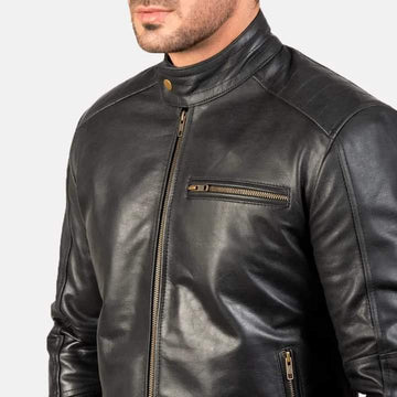 Dublin Leathers Mens Fashion SuperSoft Sheepskin Jacket - Black