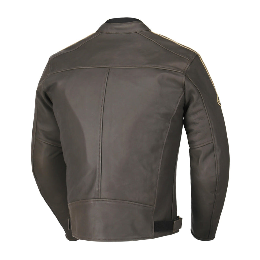 Bela Craft Bikers Leather Jacket - Brown
