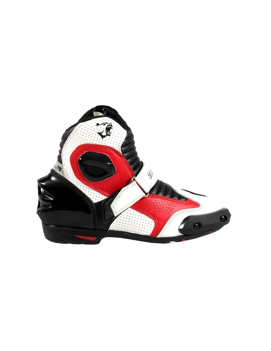 Bela-Faster-White-Red-Leather-Motorcycle-Racing-Short-Boots-Sale-Online-Dublin-Ireland-UK-France