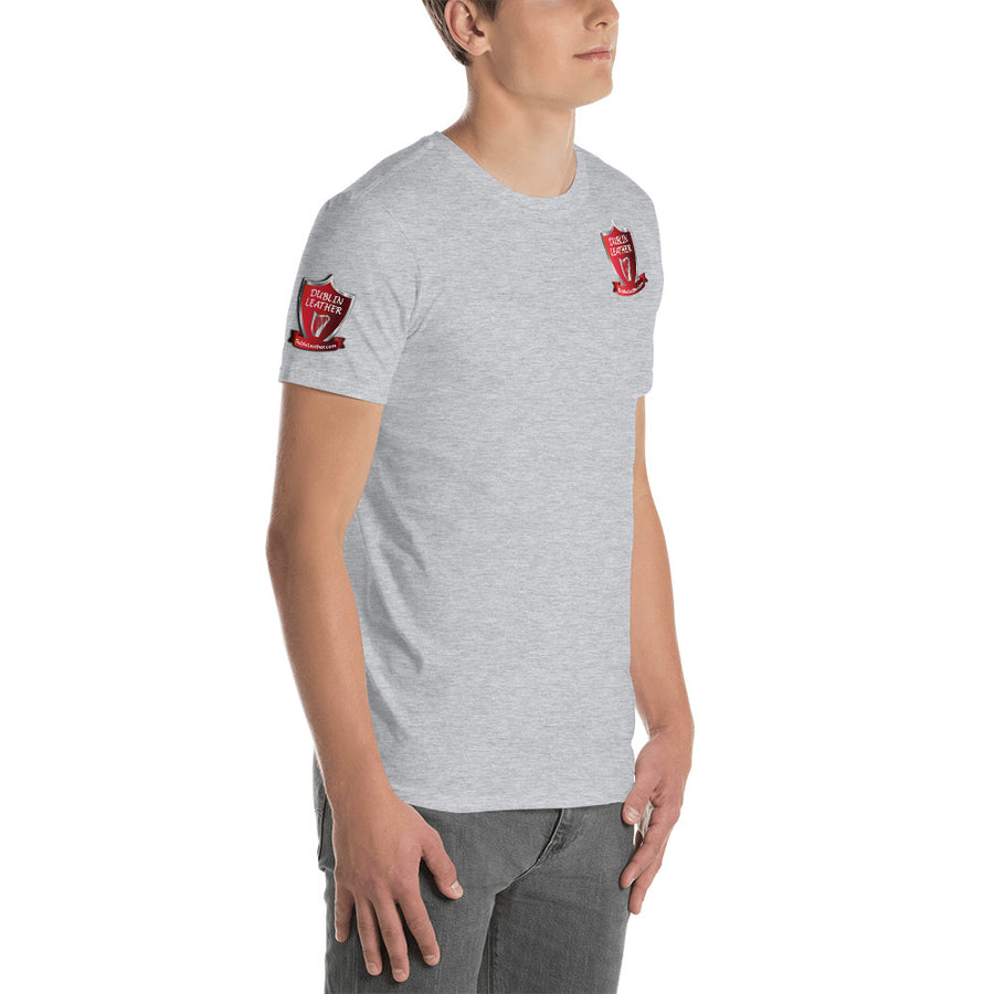 Short-Sleeve Unisex T-Shirt - 100% Ringspun Cotton - DublinLeather