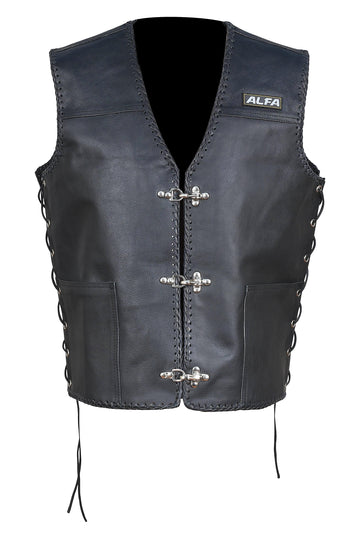 Motorcycle Leather Vest