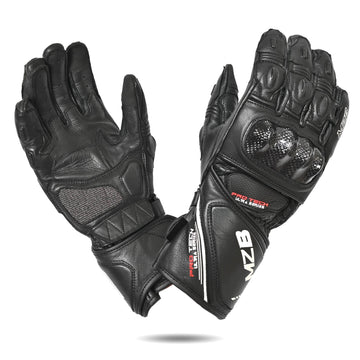 MZB RaceTech Motorcycle Leather Gloves