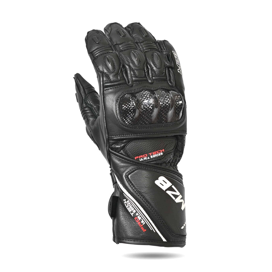 MZB RaceTech Motorcycle Leather Gloves