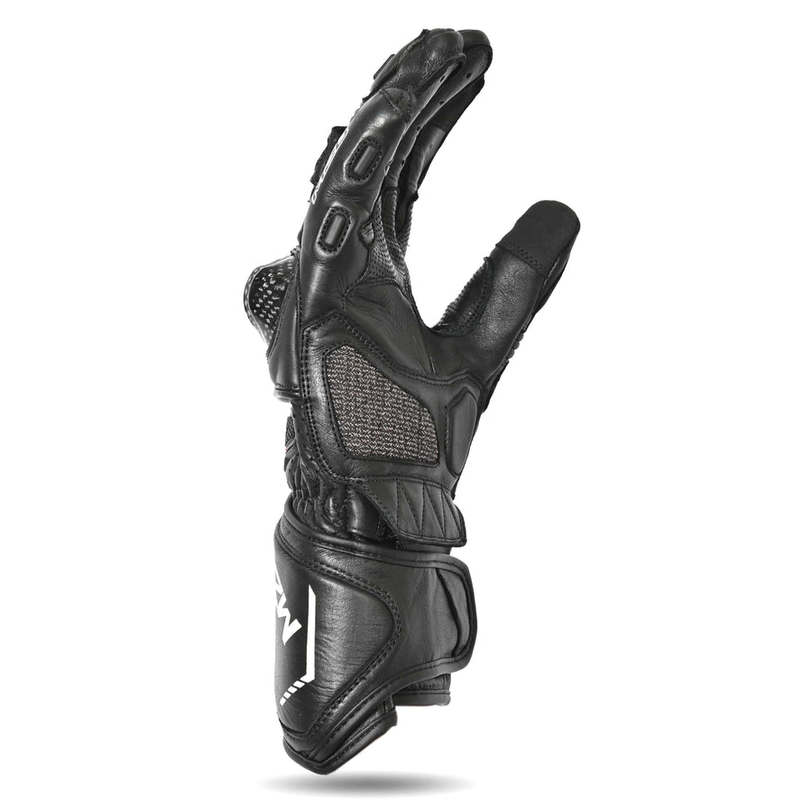 MZB RaceTech Motorcycle Leather Gloves