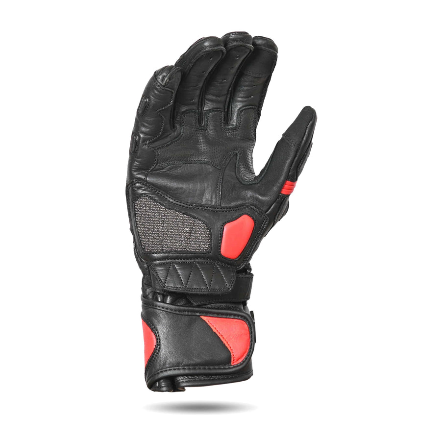 MZB RaceTech Motorcycle Leather Gloves