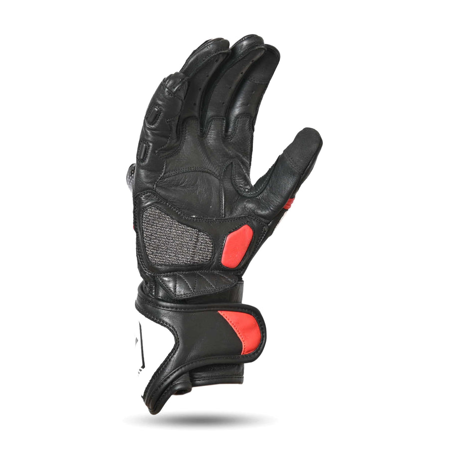 MZB RaceTech Motorcycle Leather Gloves