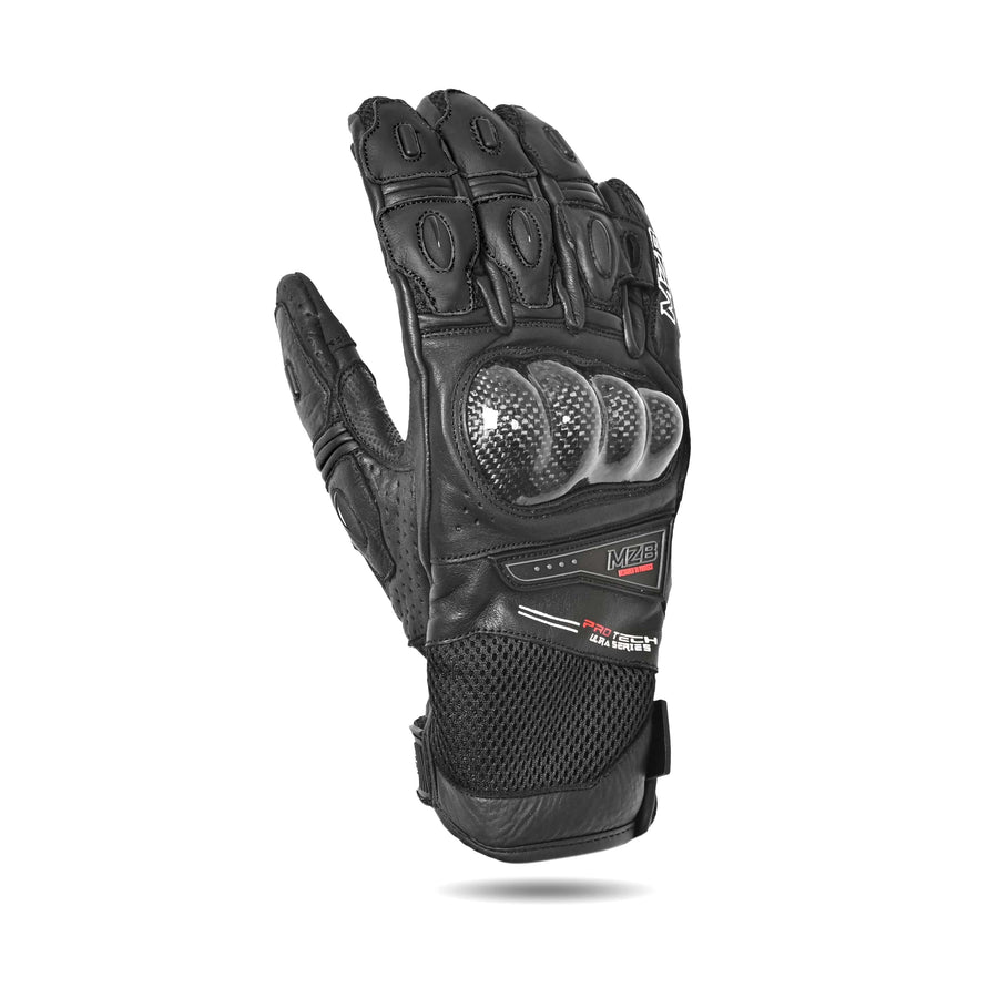 MZB RaceTech Motorcycle Leather Gloves