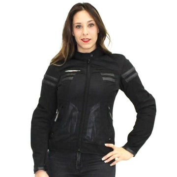 AGV Sports Celle Lady Biker Textile Jacket - DublinLeather