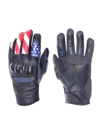 AGV Sports Krono Short Summer Leather Gloves - USA - DublinLeather