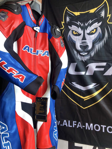 ALFA Honda Fireblade High Performance One Piece Motorcycle Race Leathers