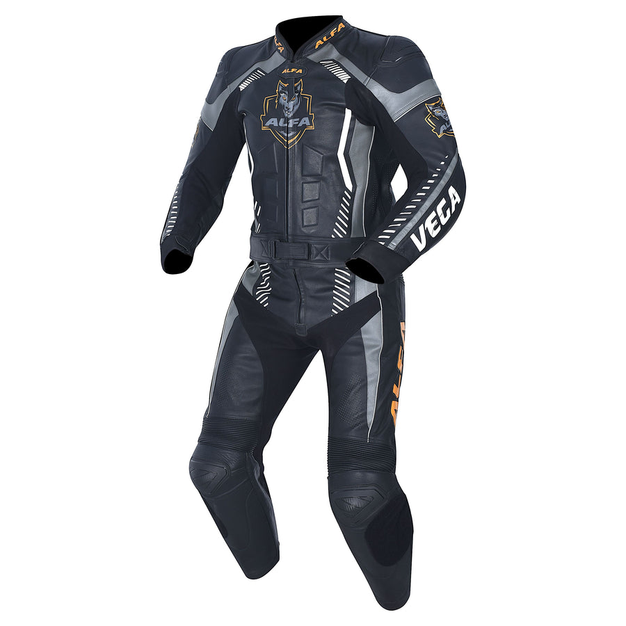 Alfa Vega motorcycle Leather two piece suit sale online