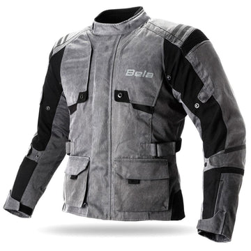 Bela Alpha Vintage Motorcycle Touring Textile Jacket - DublinLeather