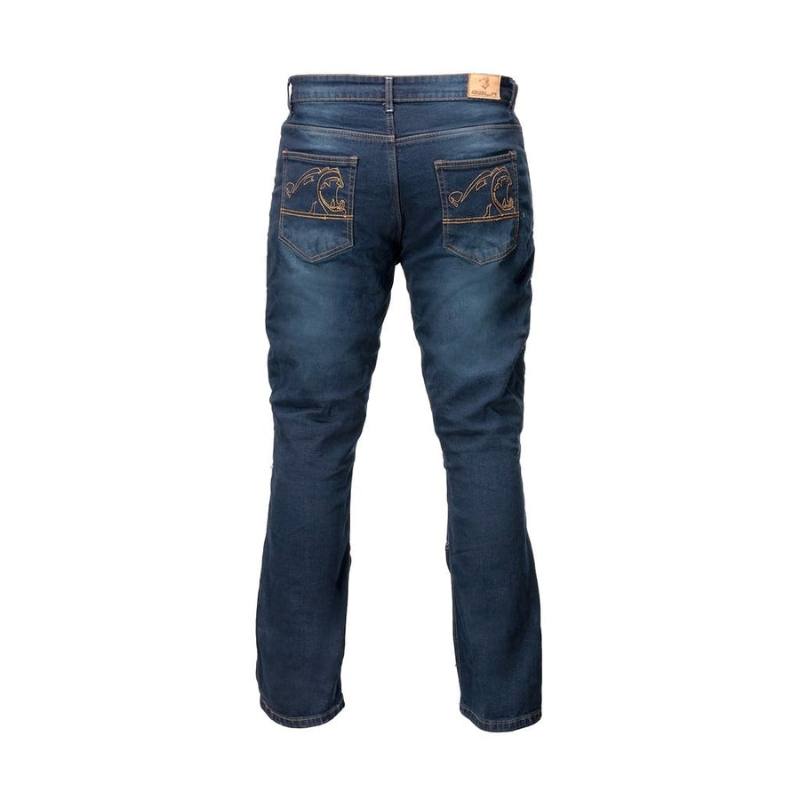 Bela Cast Denim Motorcycle Pants - DublinLeather