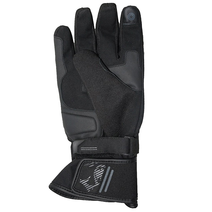 Bela Climate Mens Motorcycle Winter Waterproof Multi Layer Textile Gloves - Touch Screen Compatible - DublinLeather