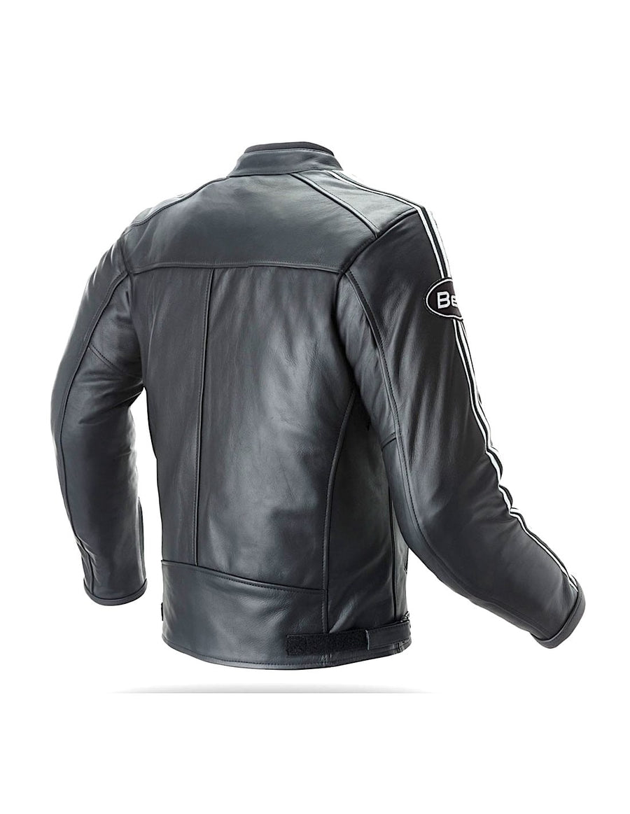 Bela Craft Bikers Leather Jacket - Black