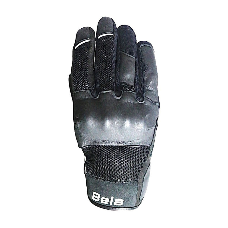 Bela Deluxe Black Leather Touring Gloves - Touchscreen Compatible - DublinLeather