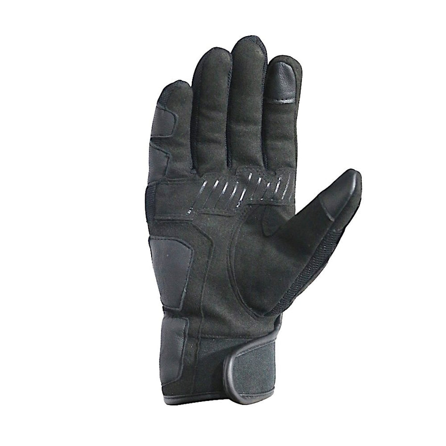 Bela Deluxe Black Leather Touring Gloves - Touchscreen Compatible - DublinLeather