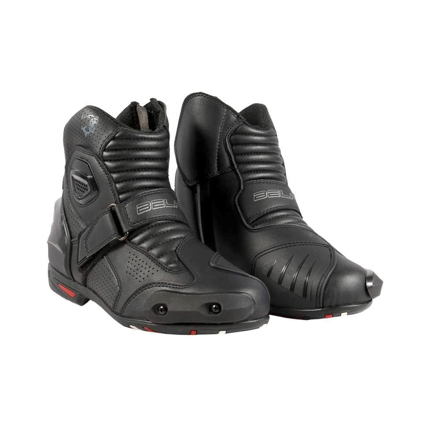 Bela-Faster-Black-Leather-Motorcycle-Racing-Short-Boots-Sale-Online-Dublin-Ireland-UK-France