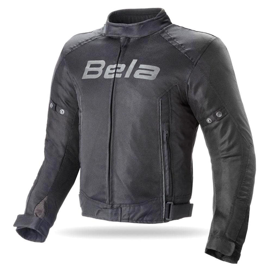 Bela Panama Motorcycle Textile Jacket - Black - DublinLeather