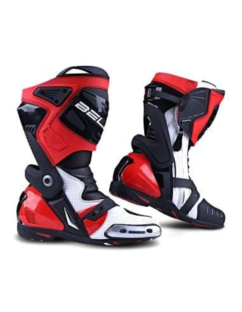 Bela Race Pro Motorcycle Racing Boots Black/Red