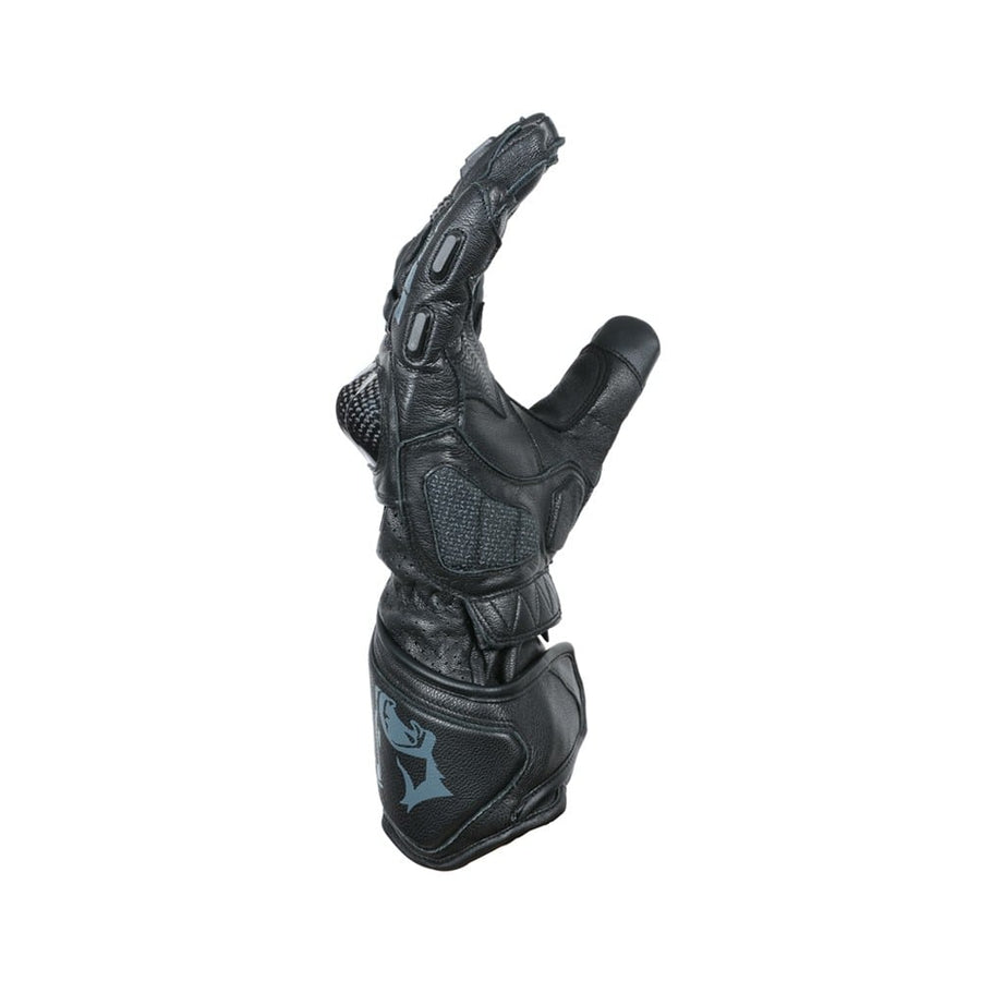 Bela Rocket Long Motorcycle Racing Gloves - Black - DublinLeather