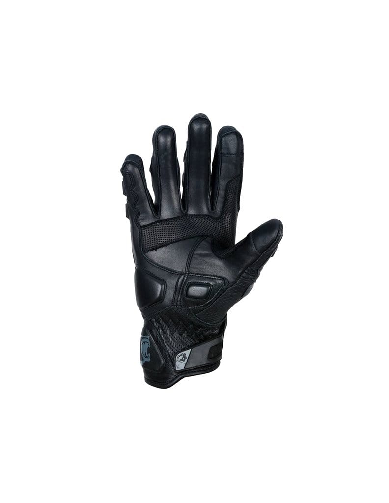 Bela Rocket Short Motorcycle Racing Gloves - Black - DublinLeather