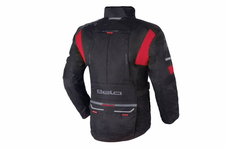 Bela Transformer Motorcycle Touring Waterproof Winter Jacket (Black/Red)