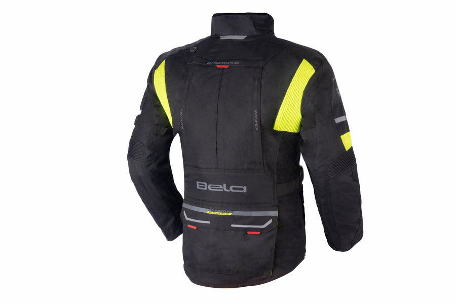 Bela Transformer Motorcycle Touring Waterproof Winter Jacket (Black/Fluorescent Yellow)
