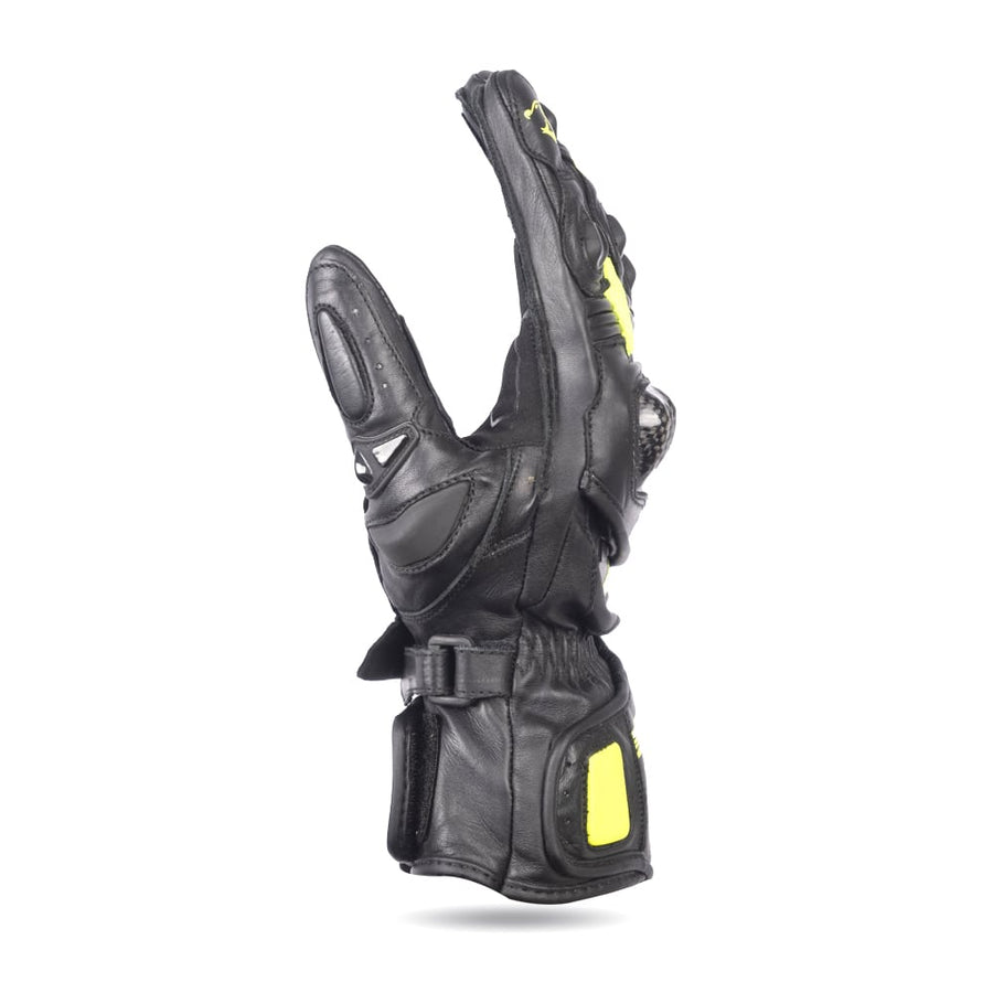 BELA Venom RS Racing Gloves - Black/Fluorescent Yellow