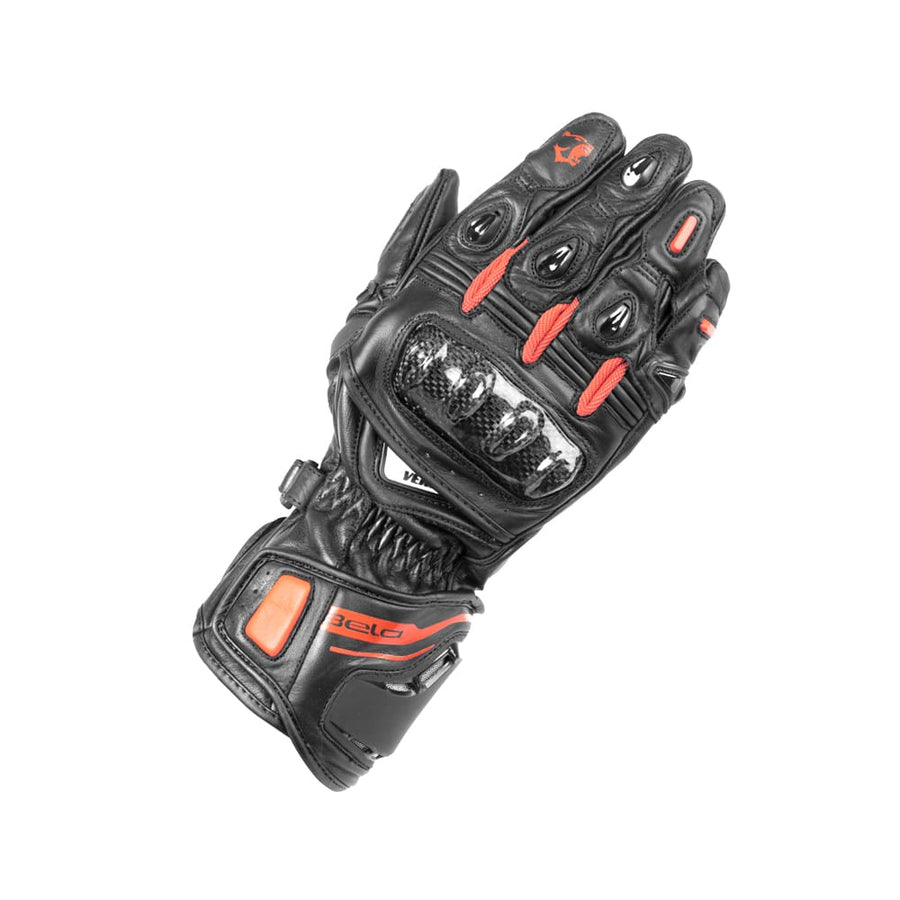 BELA Venom RS Racing Gloves - Black/Red