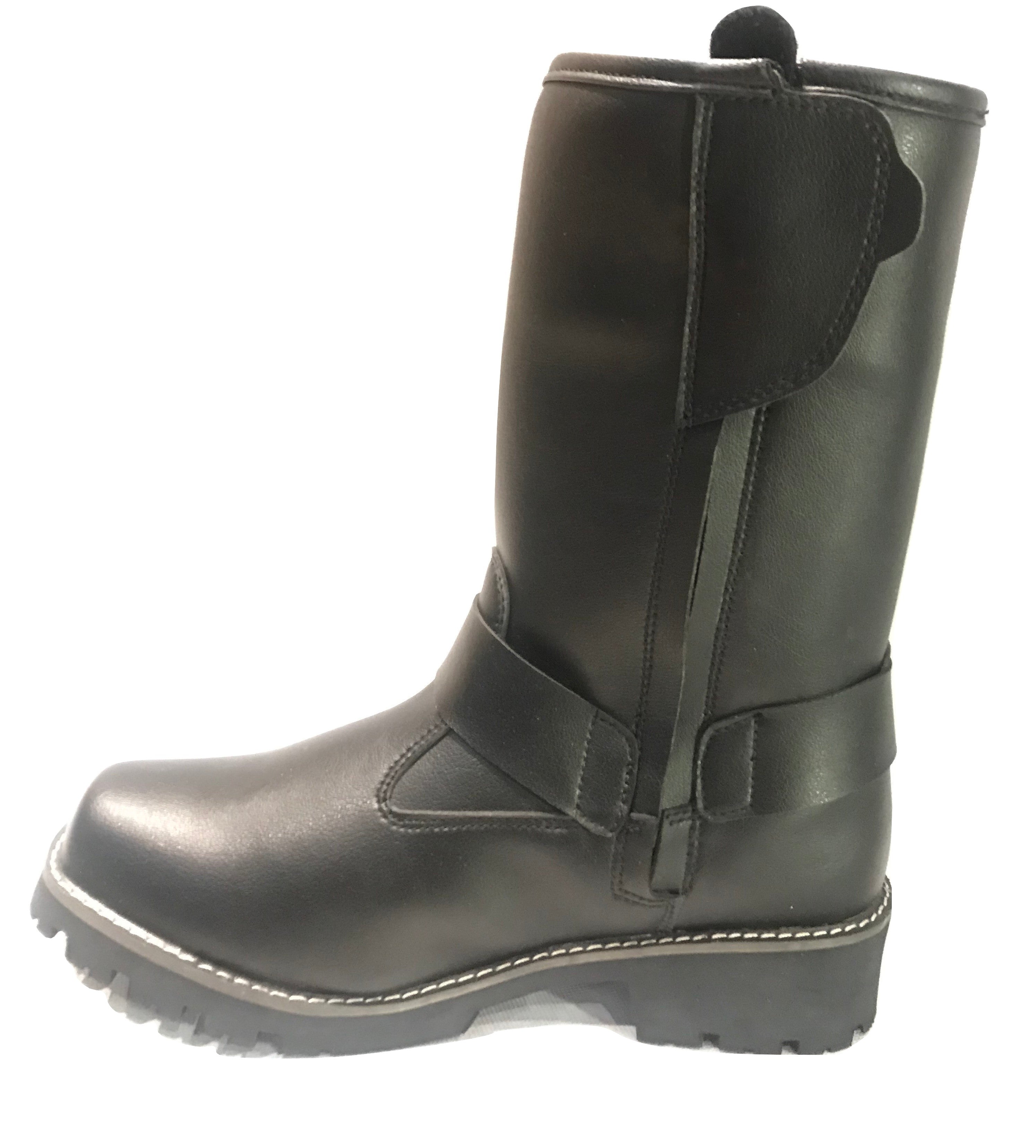 Motorcycle black boots clearance