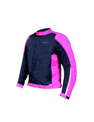 R-Tech Motril Lady Motorcycle Touring Jacket - Black/Pink