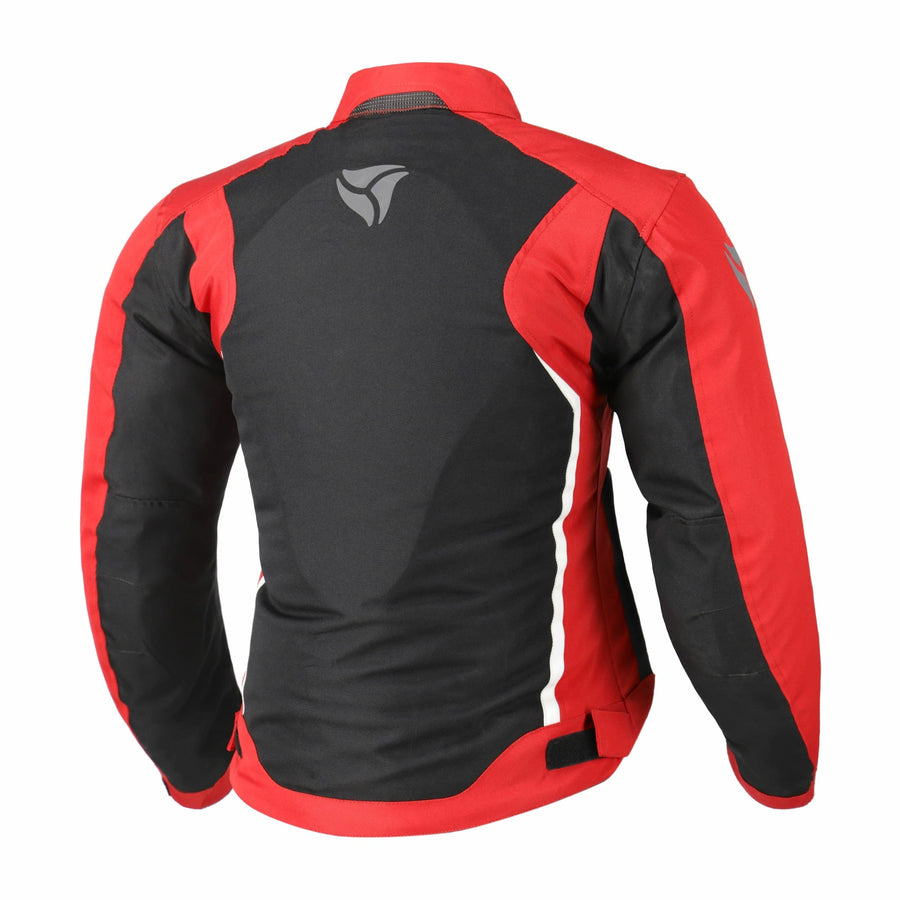 R-Tech Motril Lady Motorcycle Touring Jacket - Black/Red