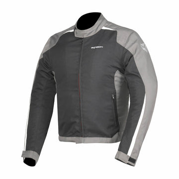 R-Tech Motril Mens Motorcycle Touring Jacket - Black/Grey