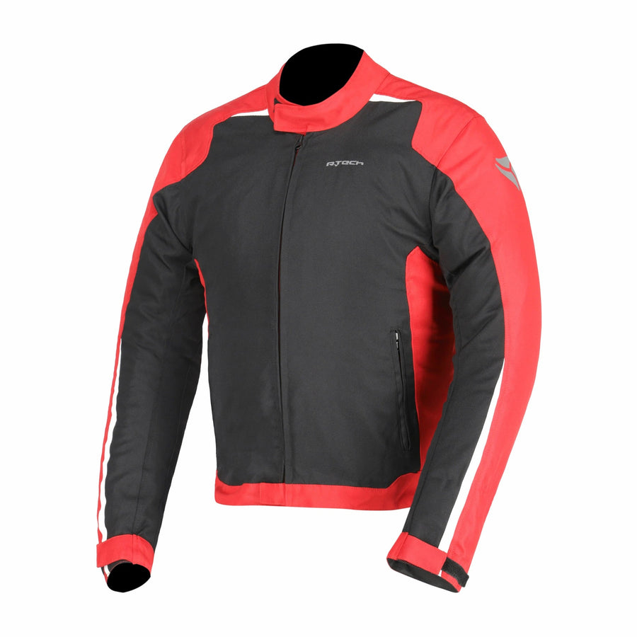 R-Tech Motril Mens Motorcycle Touring Jacket - Black/Red