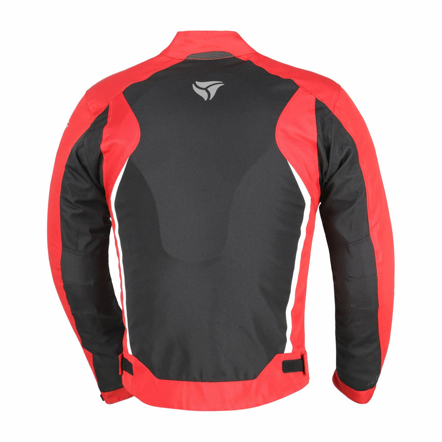 R-Tech Motril Mens Motorcycle Touring Jacket - Black/Red